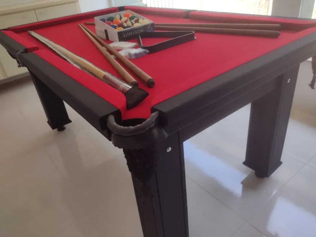 Mais um serviço finalizado!!!
Venda de mesa de snooker modelo residencial de redinha e venda de mesa