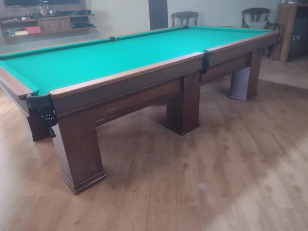 Mais um serviço finalizado!!
Reforma em mesa de snooker modelo oficial!!
Muito obrigado pela confian