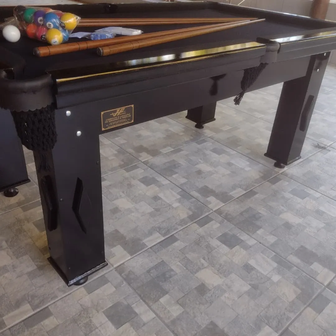 Mais uma mesa entregue!!
Mesa modelo residencial de redinha!!
Pintura automotiva preto brilhante!!
M