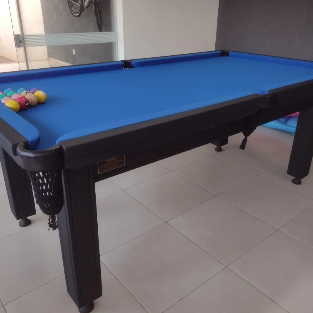 Mais uma mesa entregue!!
Reforma completa de mesa de snooker modelo residencial de redinha!!
Pintura